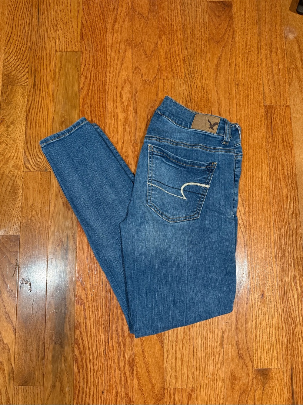 American Eagle Outfitters Women’s Blue Denim Jeggings